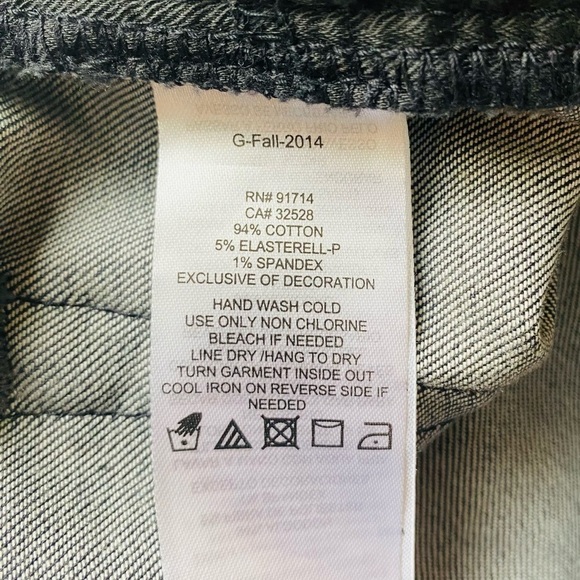 Armani Exchange New Size 29 Skinny Pant Jambe Etroit Stretch Demin Metallic - Picture 4 of 12